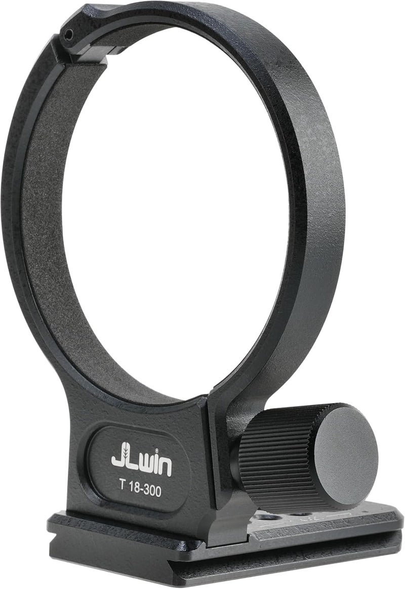 FOEASY Foto4easy Lens Collar Tripod Mount Ring for Tamron 18-300mm F/3.5-6.3 Di III-A VC VXD Lens,Bottom with Quick Release Plate for Arca-Type Clamp - Image 1
